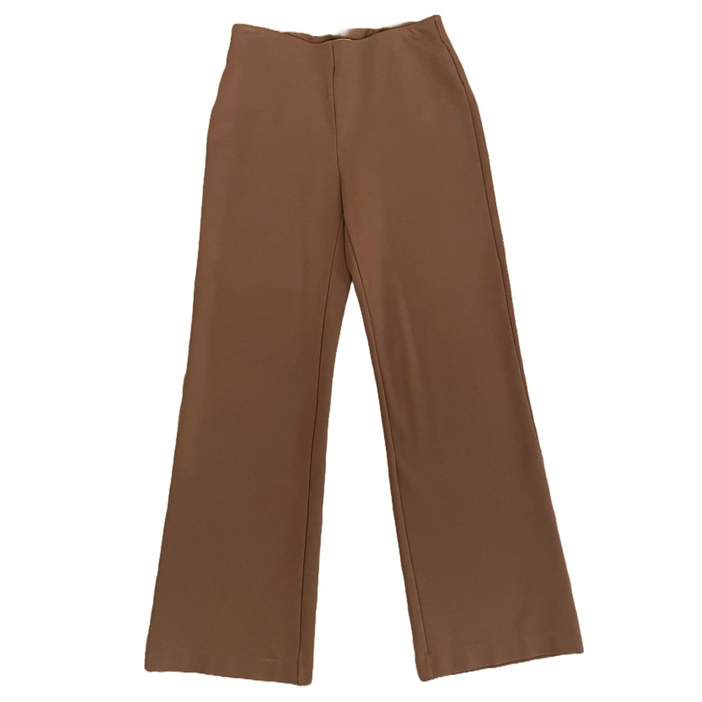 Elie Tahari Wide Leg Dress Pants S Elastic Waist Pull On Modal Tummy Control‎